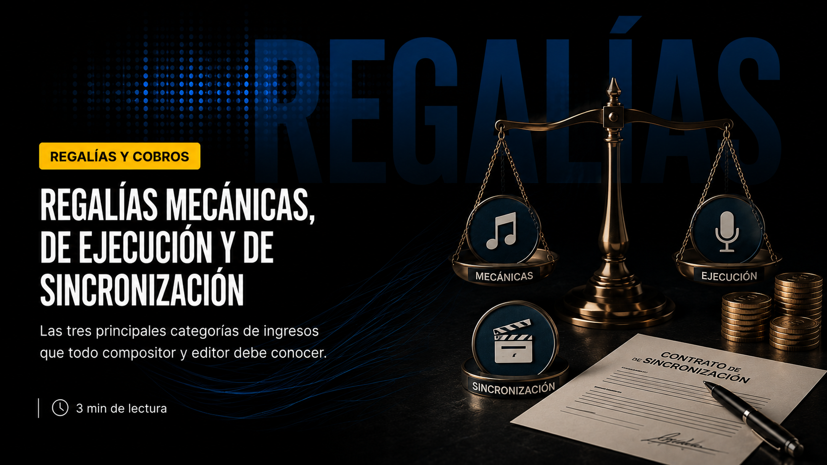 Regalías mecánicas, de ejecución y de sincronización: cuál es la diferencia