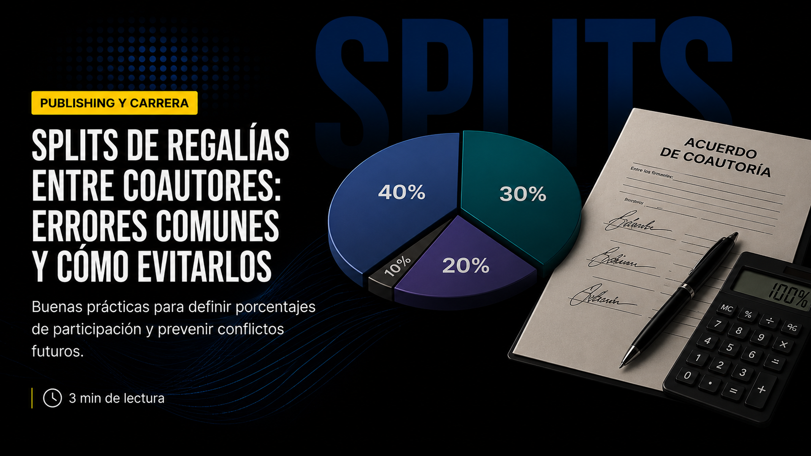 Splits de regalías entre coautores: errores comunes y cómo evitarlos
